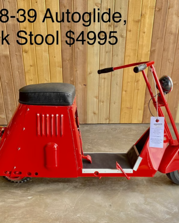 Cushman 1938 Step Stool (RARE)