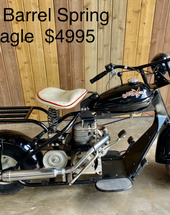 Cushman 1952 Barrel Springer