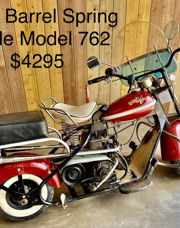 Cushman 1952 Eagle Barrel Springer Model 762