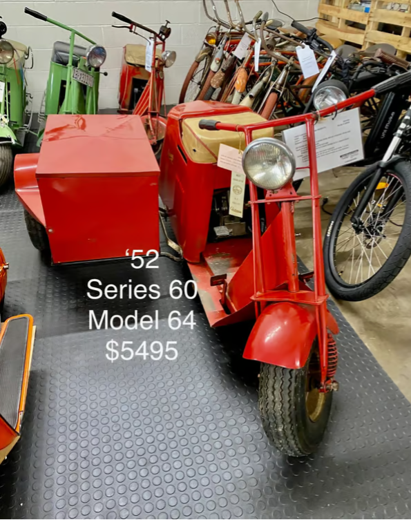 Cushman 1952 Side Car Series 60 Model 64