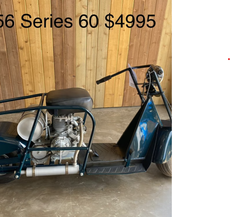 Cushman 1956 Series 60 Split Fender (Rare)
