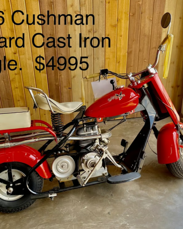 Cushman 1956 Eagle Standard Cast Iron